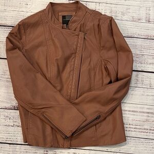 The Limited Light Pink Leather Jacket